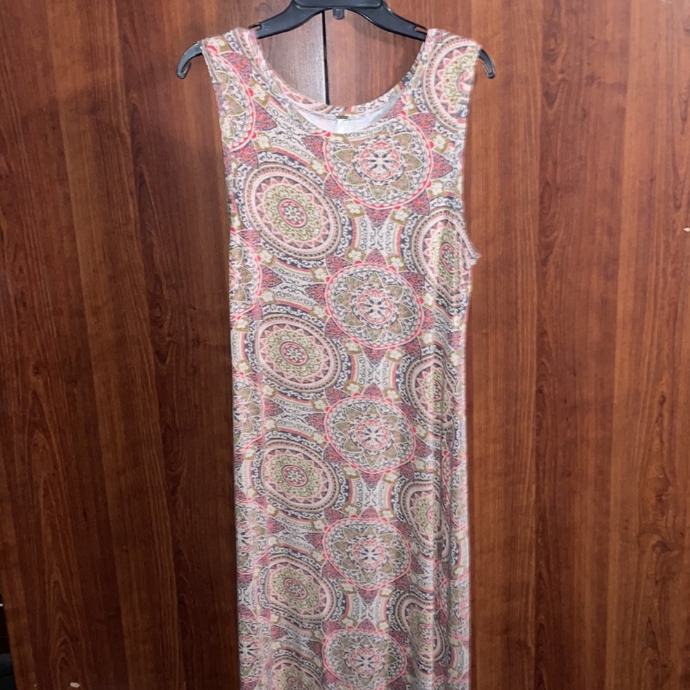Free People mandala maxi dress